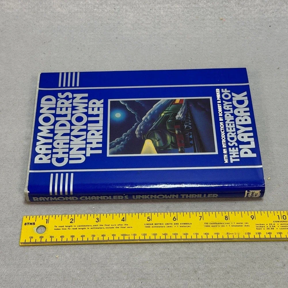 Vintage 1985 Raymond Chandler's Unknown Thriller The Screenplay of Playback HC/D